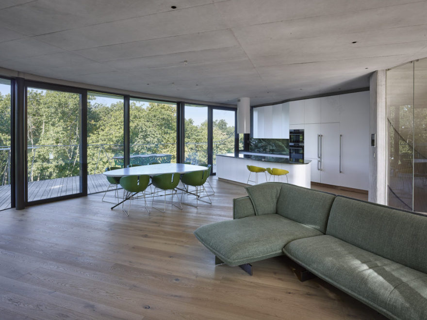 隐于林间的圆形之家-15