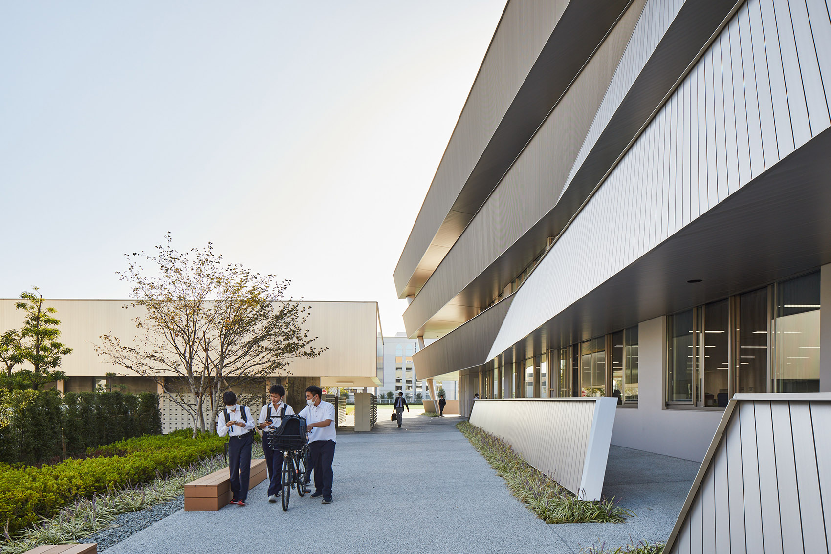 大阪学院大学高等学校丨日本大阪丨Atsushi Kitagawara Architects-24