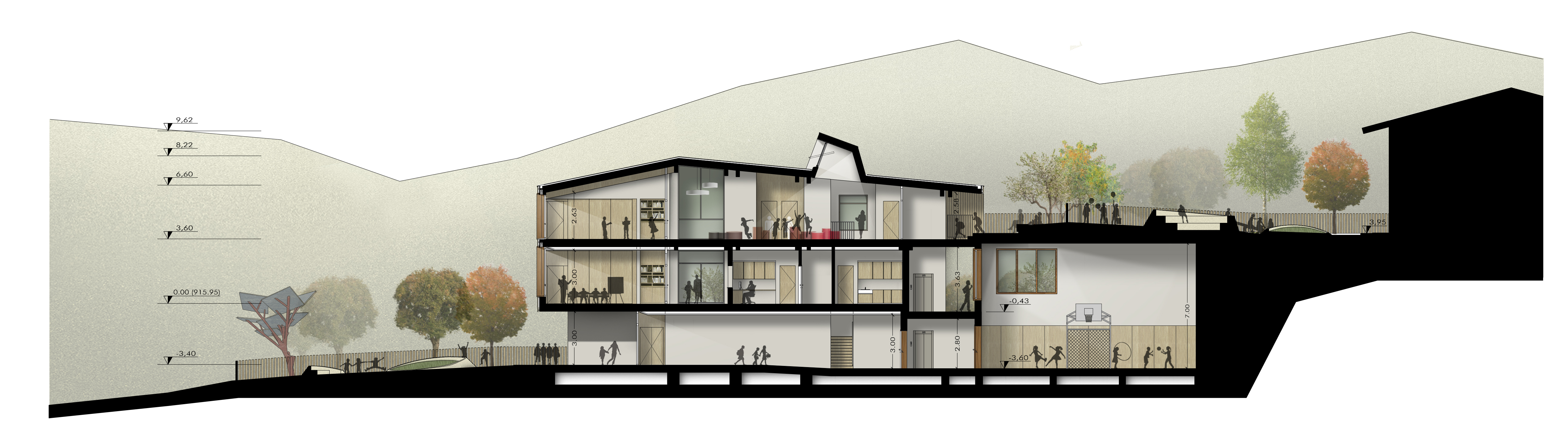 城市微气候下的幼儿园设计 | 灵活性与环保的共生-53