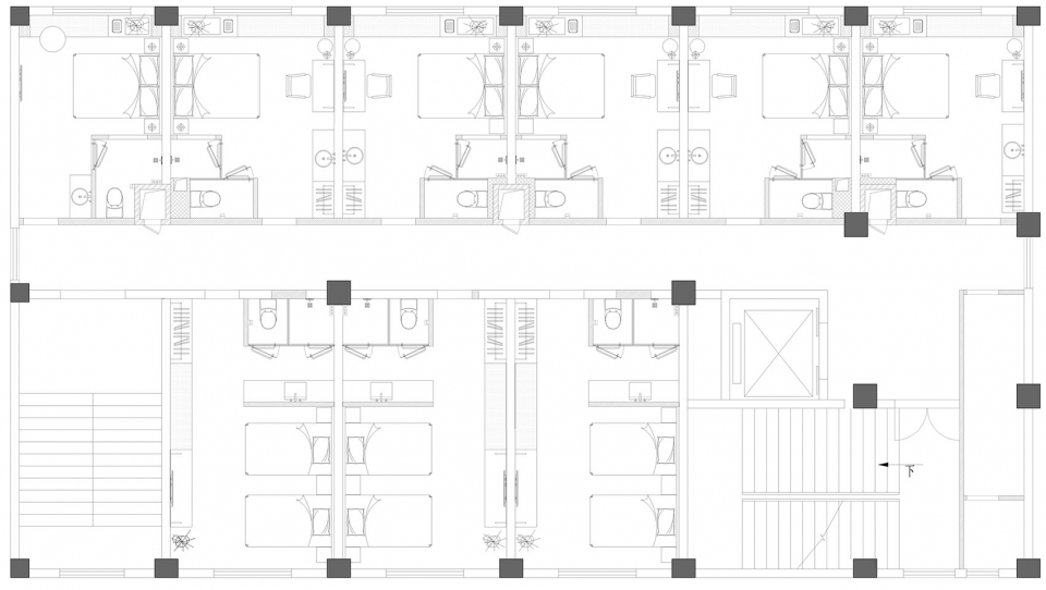 大学旁跨界酒店「蓝宇」——复合式空间与环保选材的完美融合-38