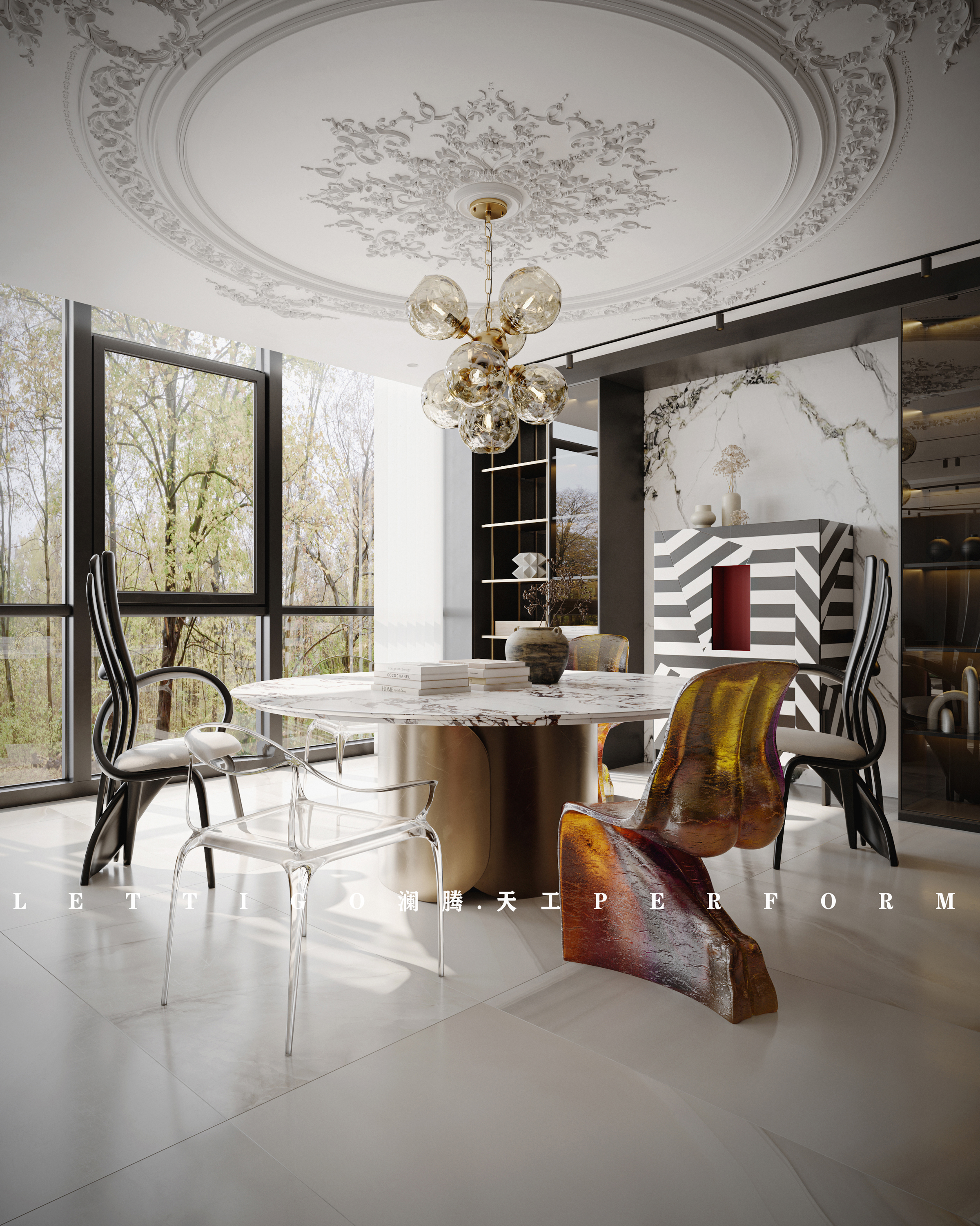 极具时尚品味的现代法式混搭-7