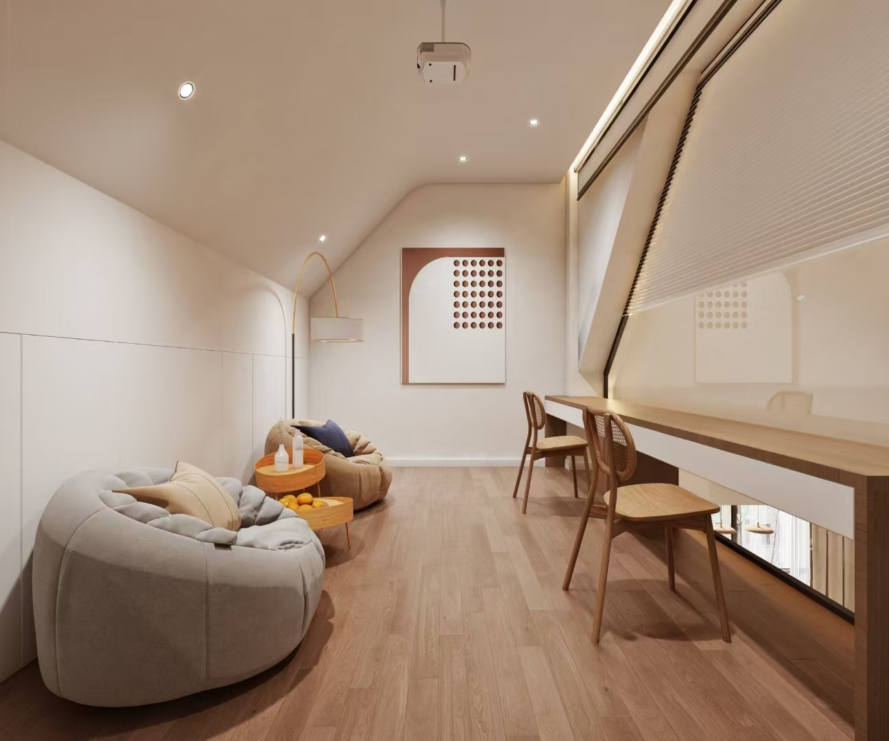 轻奢风挑高小别墅设计丨天恒装饰-8