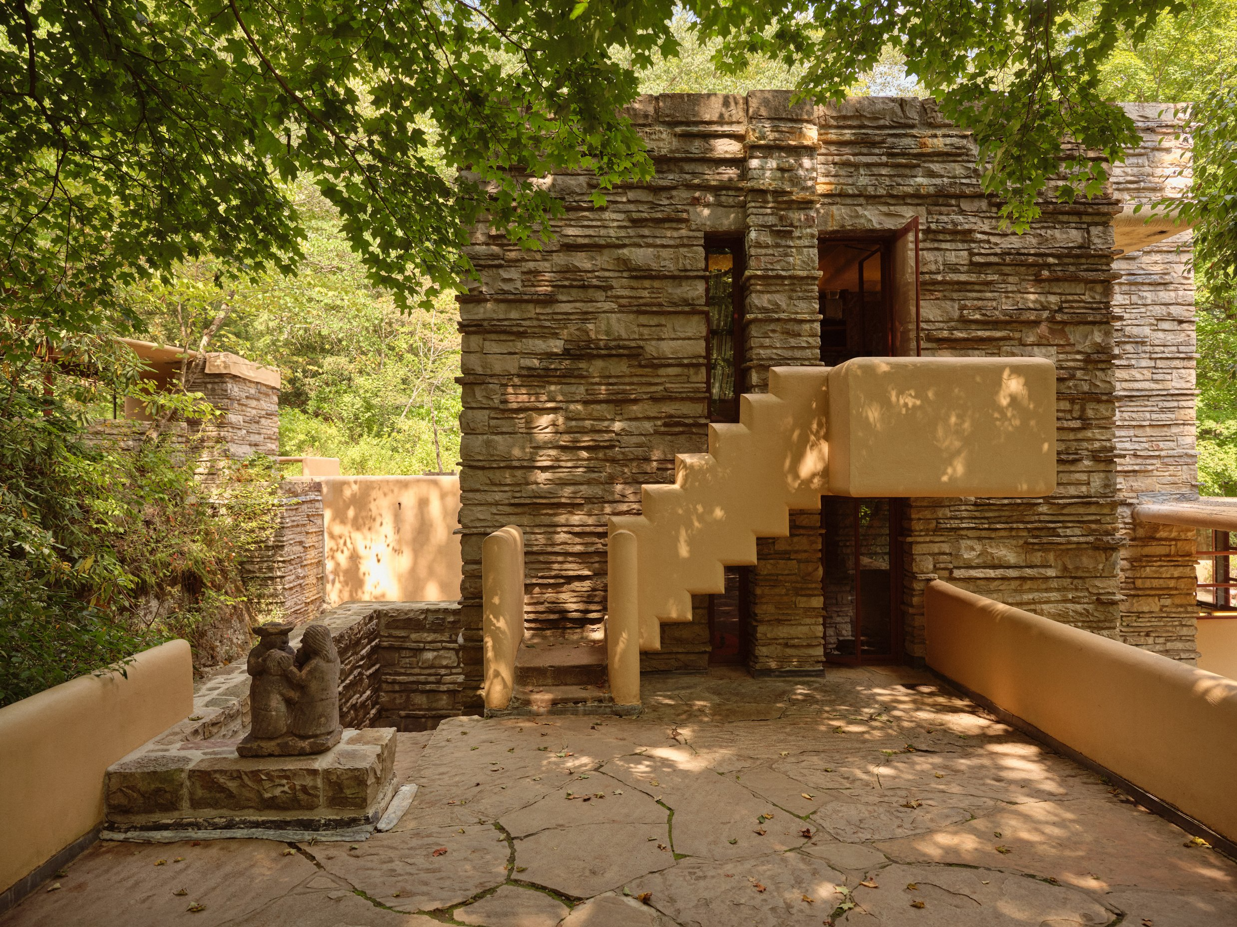 流水别墅丨美国宾夕法尼亚丨弗兰克·劳埃德·赖特-16