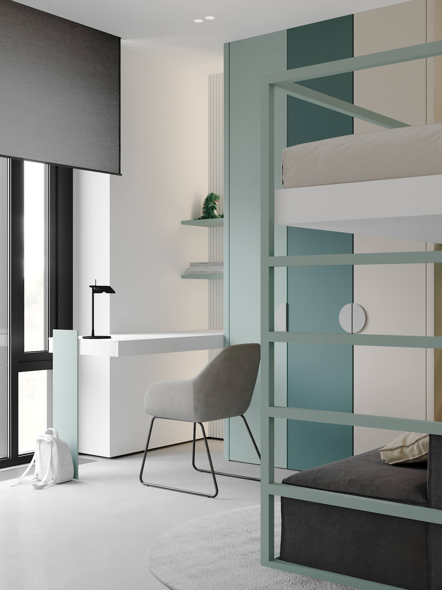 高级灰色系小空间公寓设计 成熟之选，优雅中充满温暖-21