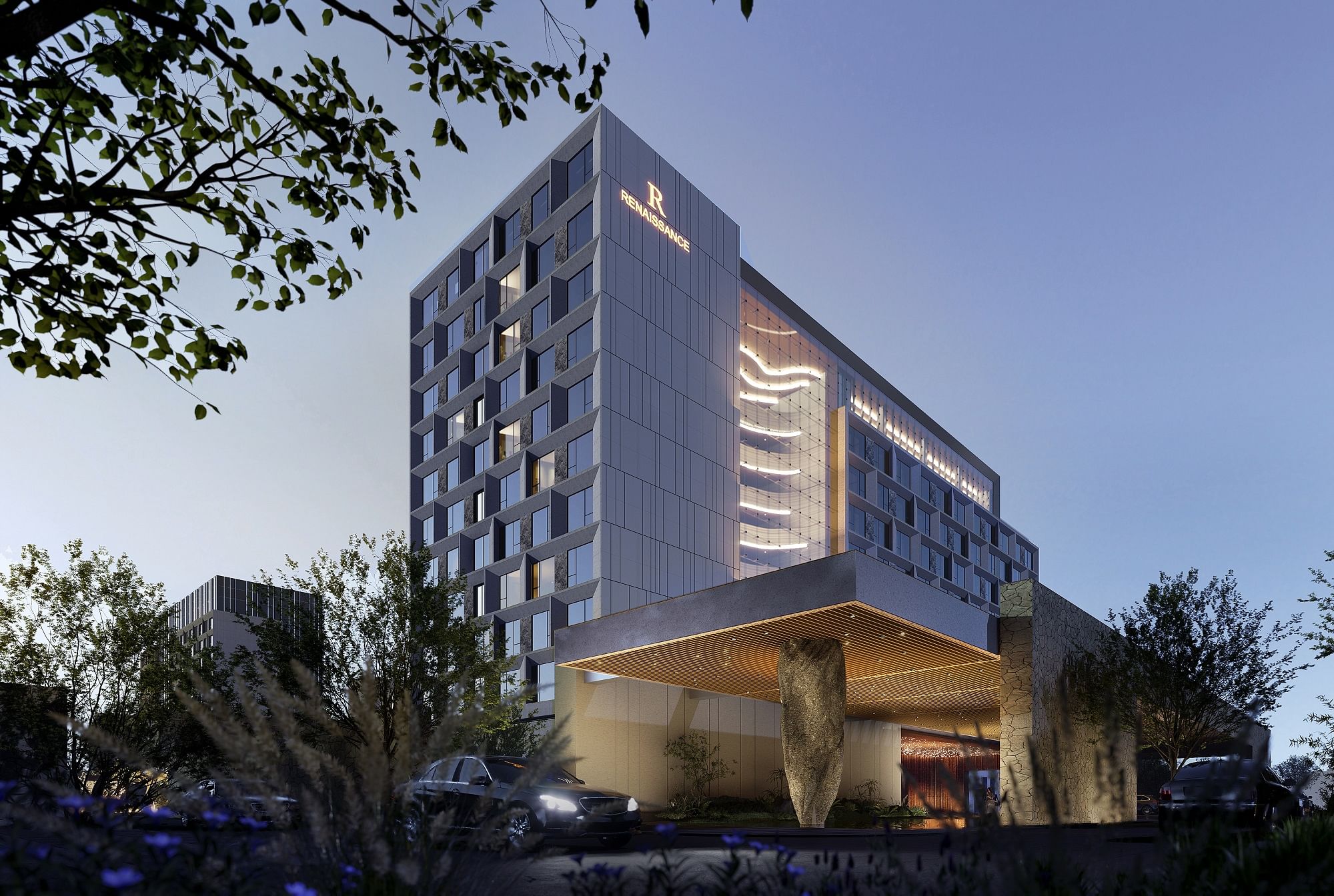 CGDG库尔勒万丽酒店及万怡酒店丨中国新疆丨Aedas-33