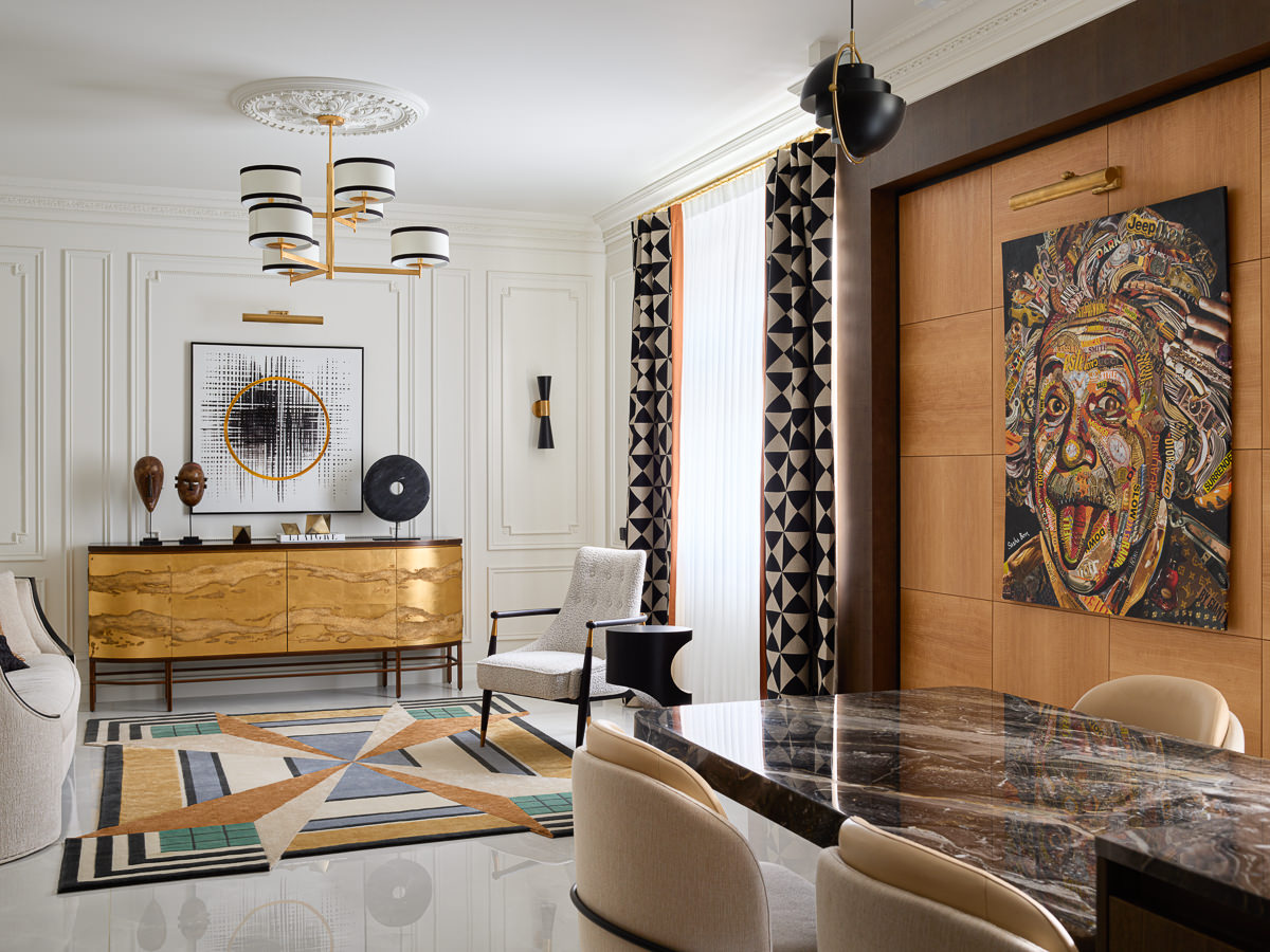 法国古典风格公寓设计丨叶娃·伯格曼（Ева Бергман）-4