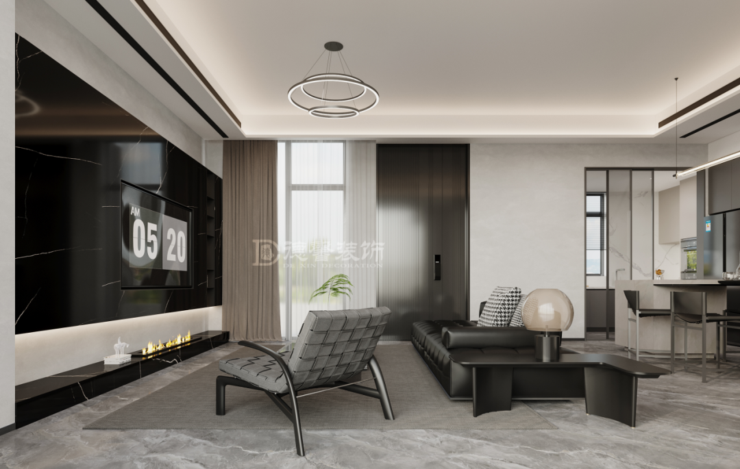 金地半山风华 · 现代简约别墅设计丨中国广州丨宁哲-11