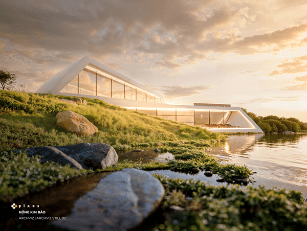 Archviz Still Course 02学生作品丨4pixos Academy-3