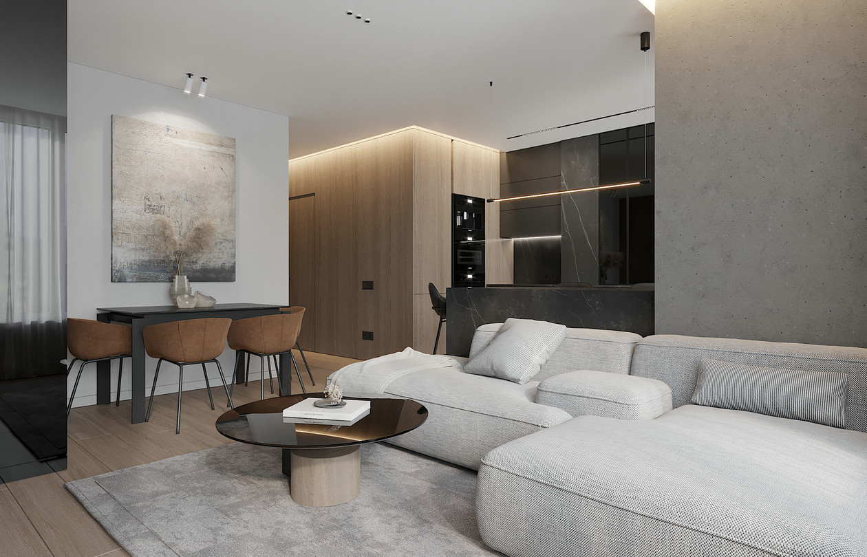 乌克兰小空间公寓设计 极致舒适的家！-2