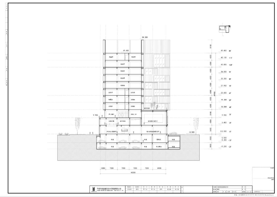 宁波城市建设档案馆 | 混凝土、石材、面砖的现代“砌筑”-68