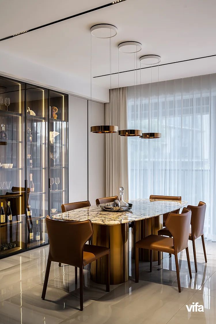 威法别墅客厅酒柜设计丨vifa威法-18