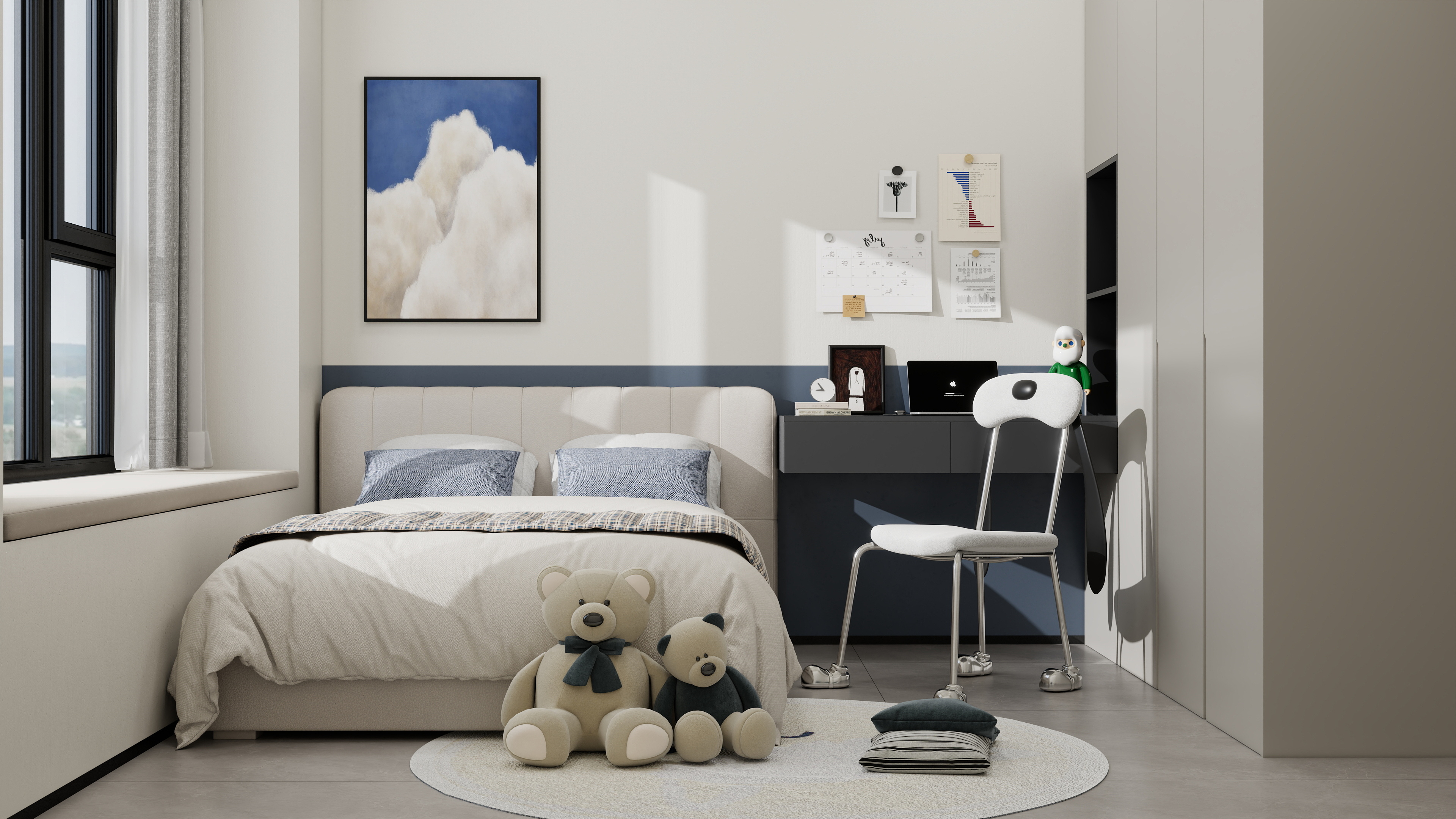 《天河学区房·时光叠影》中古风混搭家居设计丨中国广州丨广州市至雅设计装饰工程有限公司-43