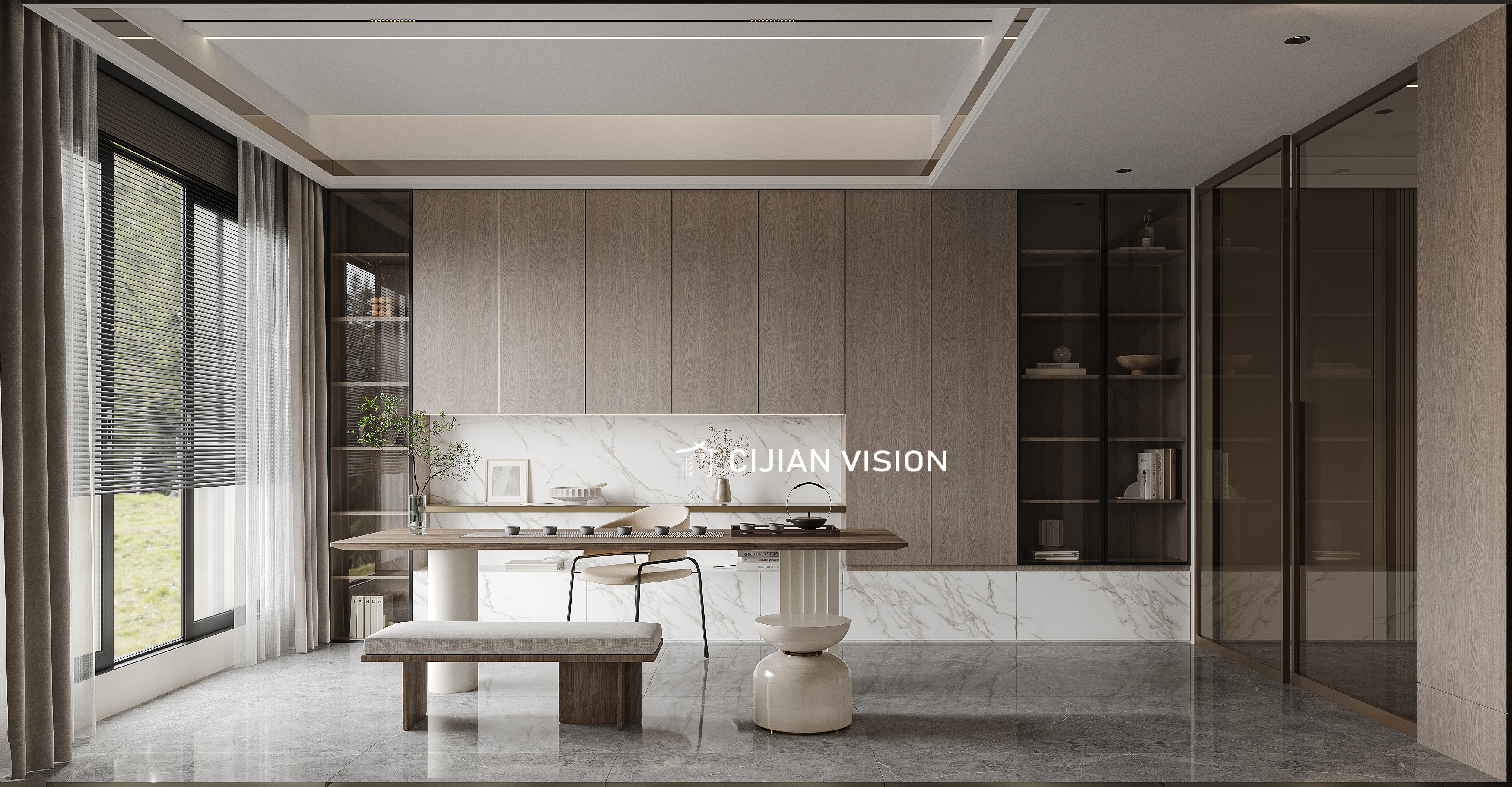 轻奢风格家装案例-2