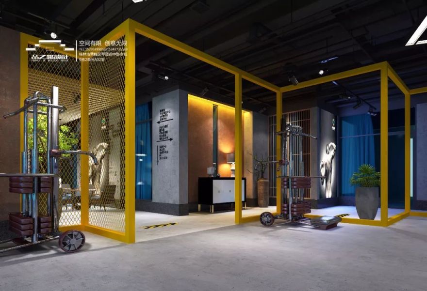 阿比克健身会所-- 哈弗店 | 现代工业风融入春意盎然-24