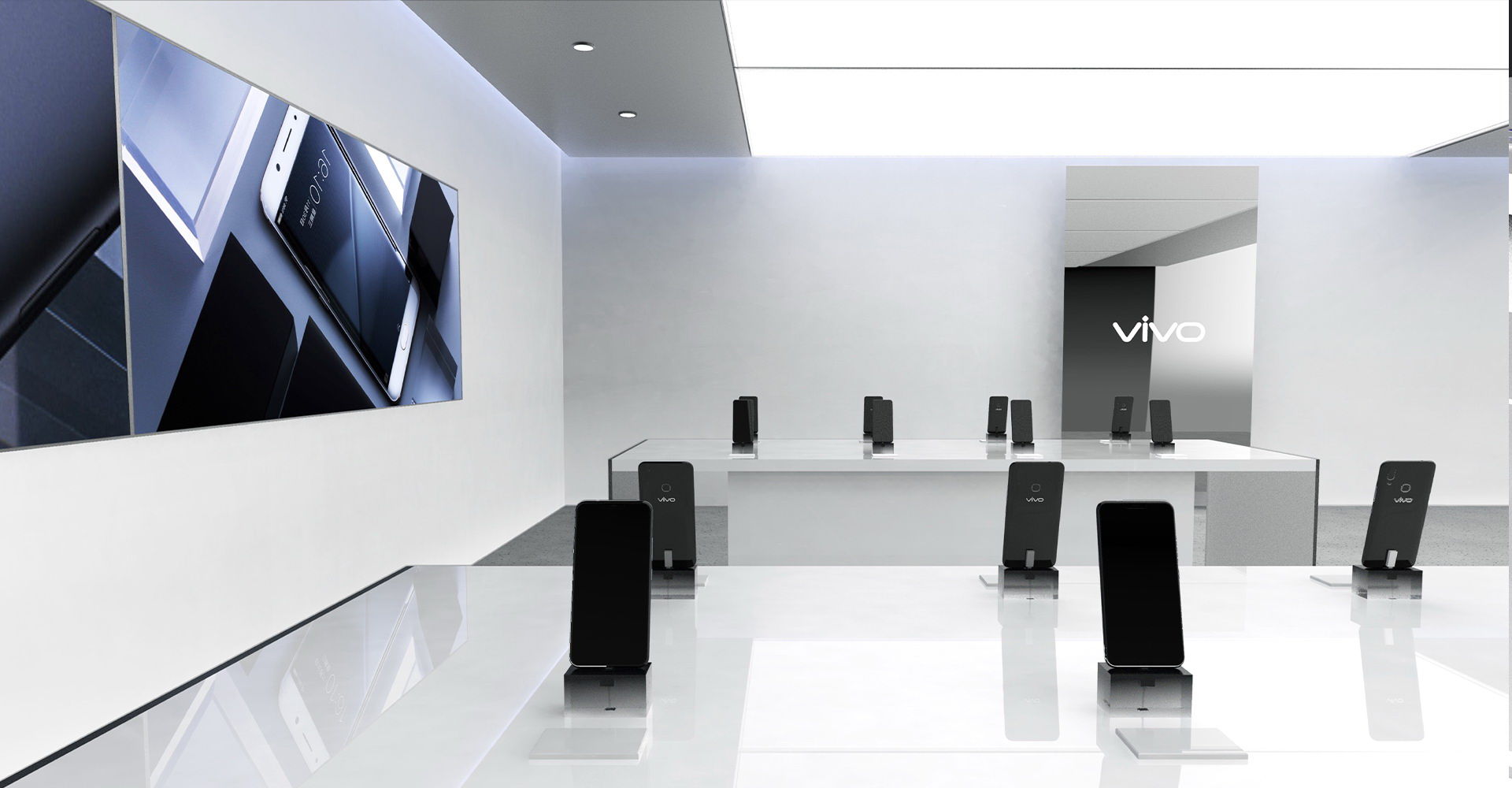 vivo 各系列展示道具设计丨格外空间-5