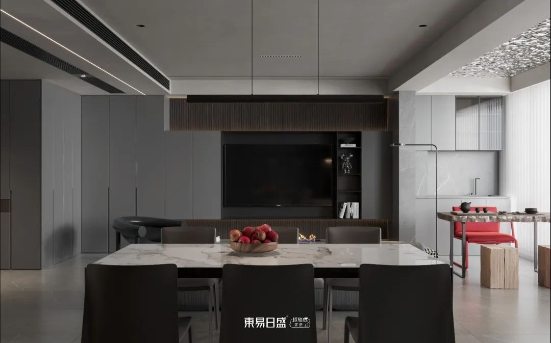 光华壹号 | 100㎡现代极简黑白灰风格：光影随心而动，一个人也不将就-31