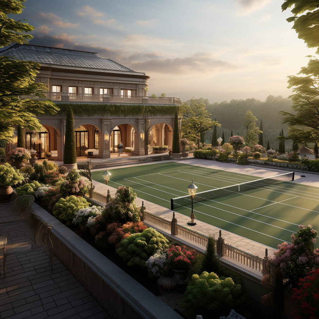 Tennis Court and Paddle Court Concept Renders-7