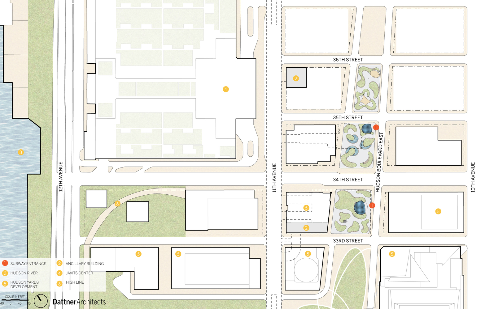 纽约 34 街哈德逊庭院地铁站 | 现代化交通设施的创新设计-41