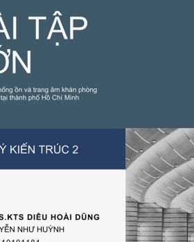 VẬT LÝ KIẾN TRÚC 2 ( TRANG ÂM)