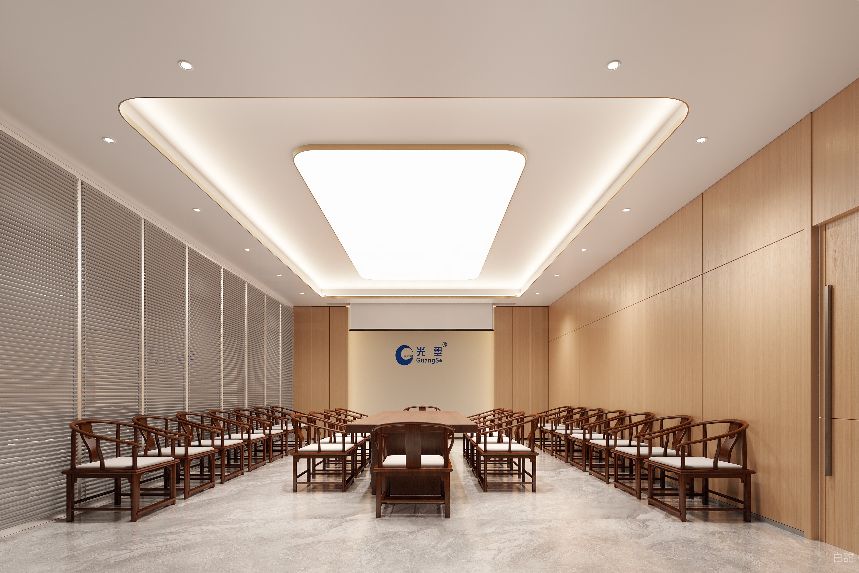 一隅静谧，办公空间的诗意叙事-4