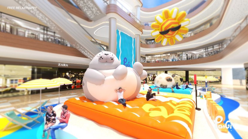 我们有一个胖几海豹好盆友！夏季夏日暑期美陈方案系列-7