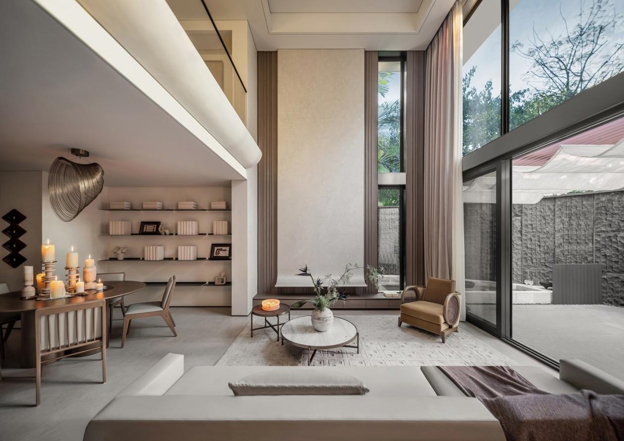 万宁万华·万岭麓湾下叠别墅样板间丨中国万宁丨深圳市盘石室内设计有限公司,万华室内设计中心-7