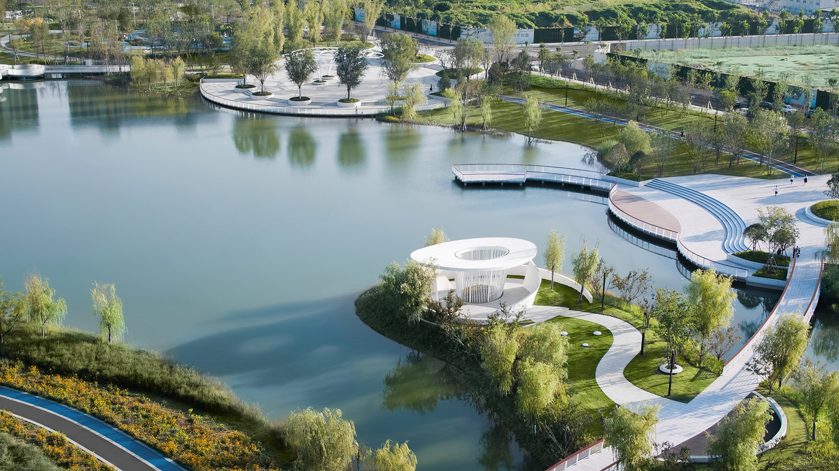 周口万达芙蓉湖生态城市公园丨中国周口丨林德设计-126