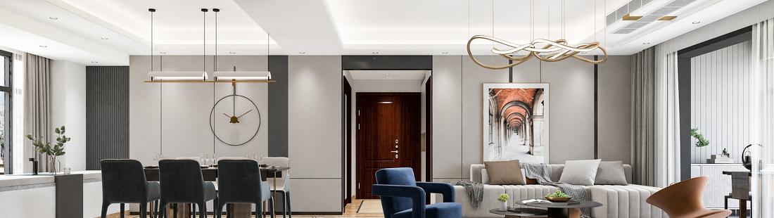 广州兰亭盛荟 130m²高级灰时尚家居丨中国广州-1