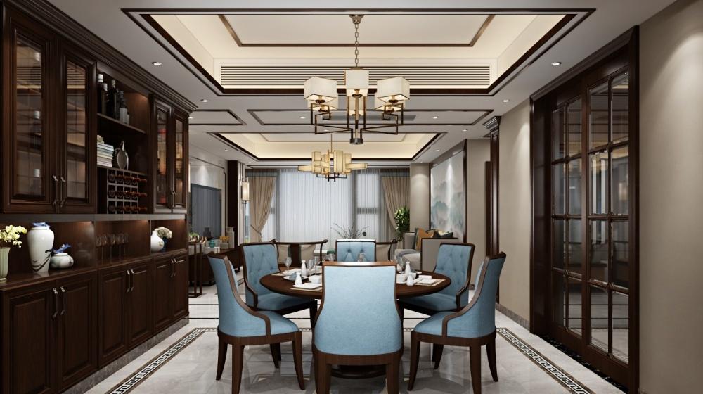 吉首溶江小区新中式全案整装设计-0