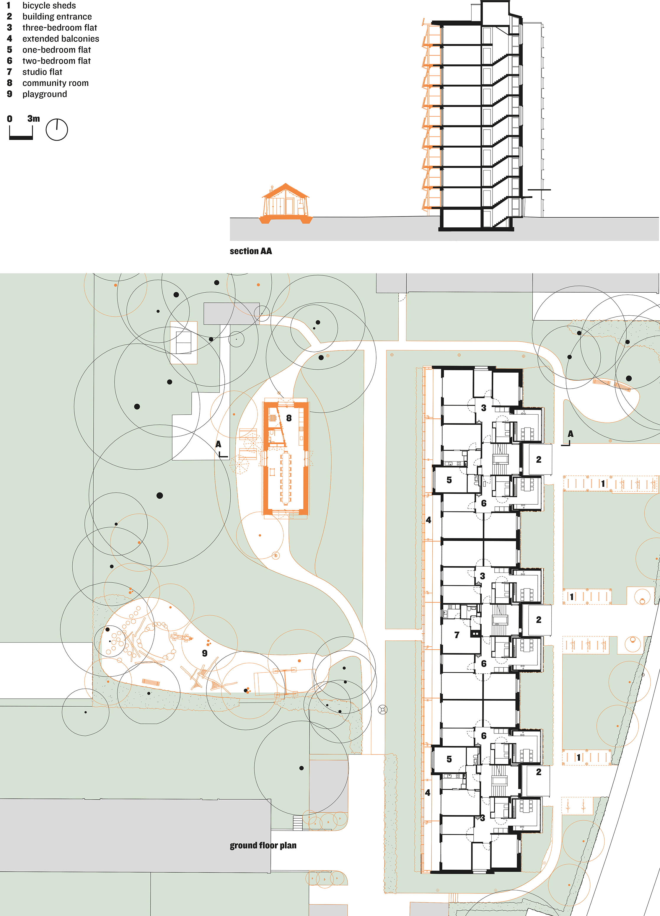 Hirzenbachstraße公寓楼阳台及光伏扩展项目丨瑞士苏黎世丨Lütjens Padmanabhan等-21
