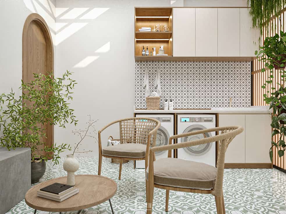 50m² 5 层Japandi风格联排别墅设计丨越南河内-37