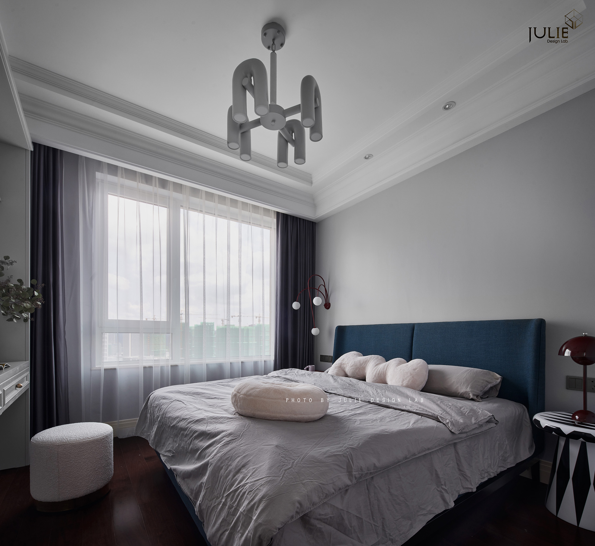 法式轻奢浪漫住宅设计丨中国杭州丨JULIE 软装设计-42