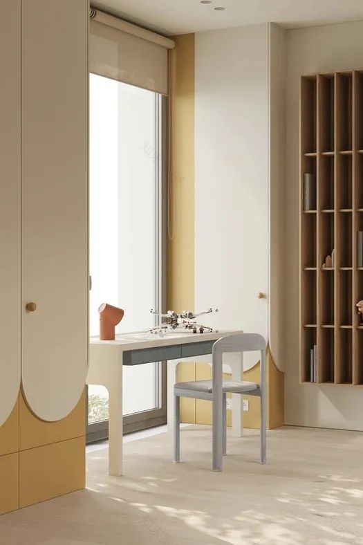 奶油色调的宁静家园丨Zeworkroom Studio-40