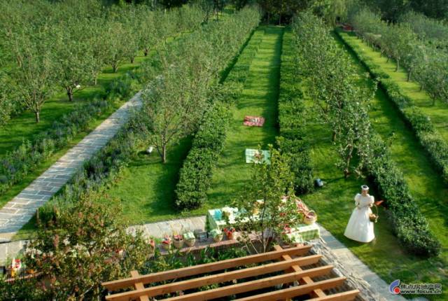 绿化设计中的地被放线手法与植物配置-51