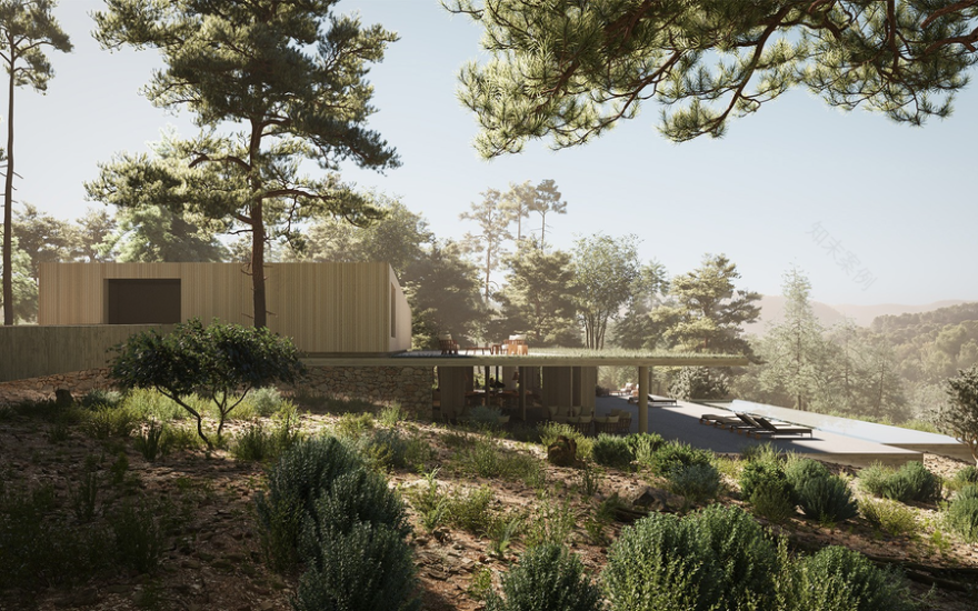 18 位建筑大师的伊维萨岛私人别墅设计,自然融入奢华-152