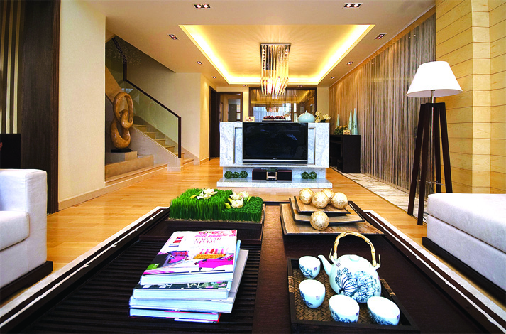 百嘉信湘潭礼宾府b1户型别墅示范单位 中式风格B（修）-8