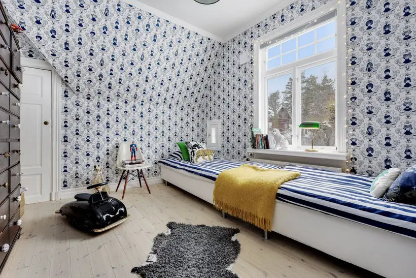 童话色彩的瑞典小屋 | 粉嫩外表引人入胜-11