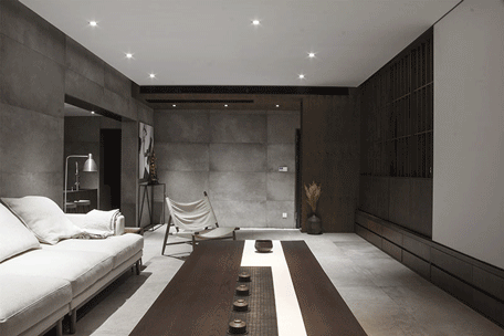 【周六案例放送】把自宅设计成「极简高级灰」,怎么看都不过时 | 费罗娜水泥砖-9