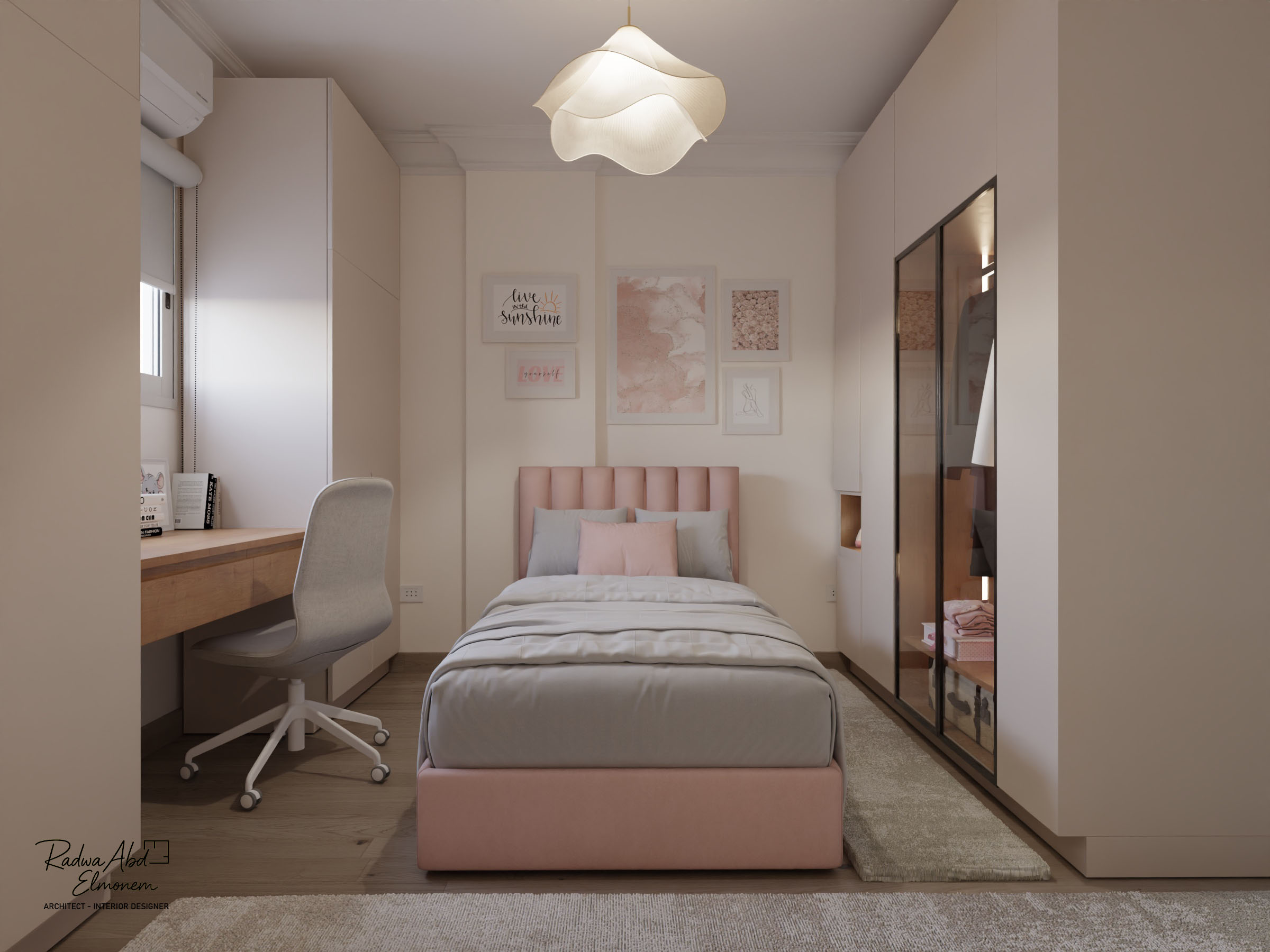 Dusty Rose Room（粉玫色房间）丨埃及丨Radwa Abd El  monem-9