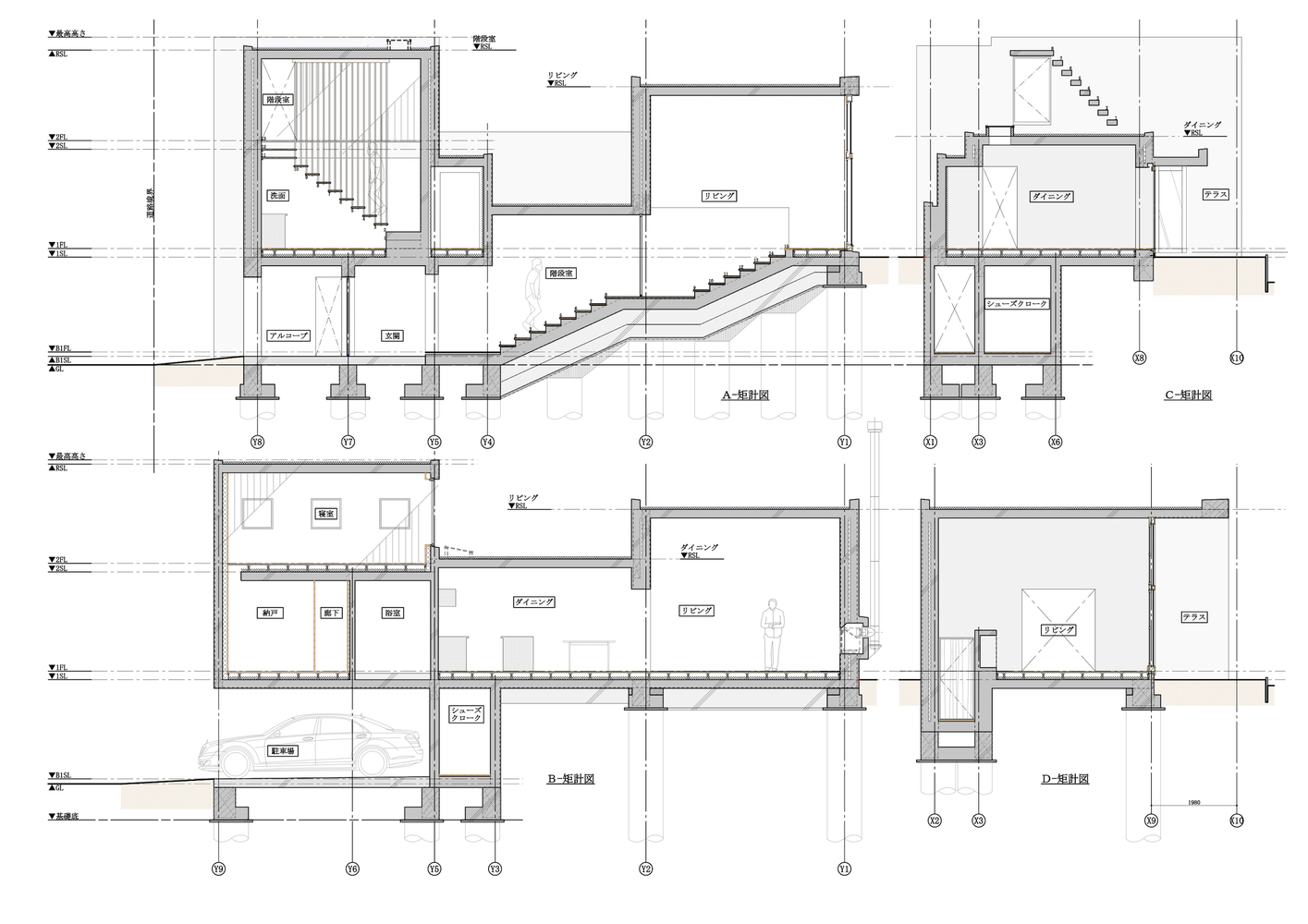 日本 Nagakute 现代白橡木住宅-17