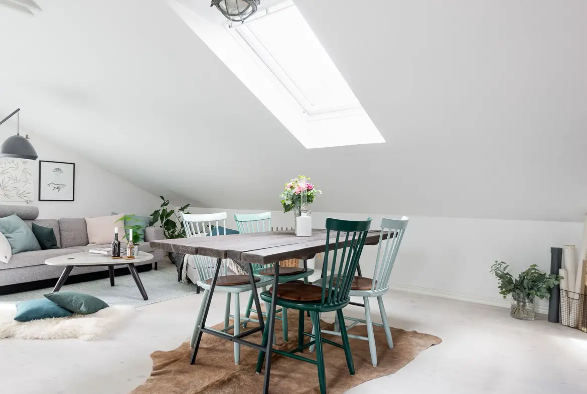 瑞典巧妙阁楼卧室设计-3