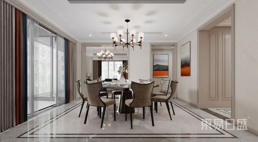 268㎡现代美式风设计,180°环景视野,是我想要的样子!-21