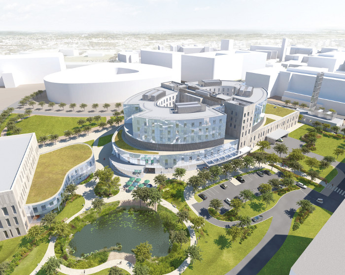 HOK设计的皇家帕普沃思医院丨英国剑桥-12