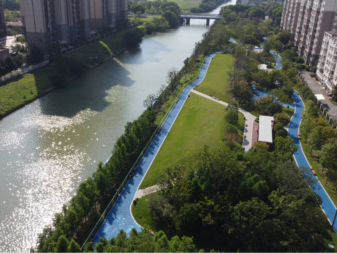 张家港东横河绿廊丨中国苏州丨WEME 唯美景观-9