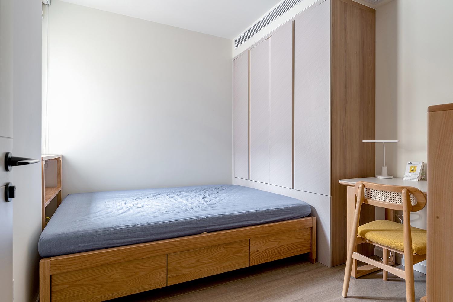 北京金隅学府89㎡复古原木风住宅设计丨中国北京丨久栖设计-49