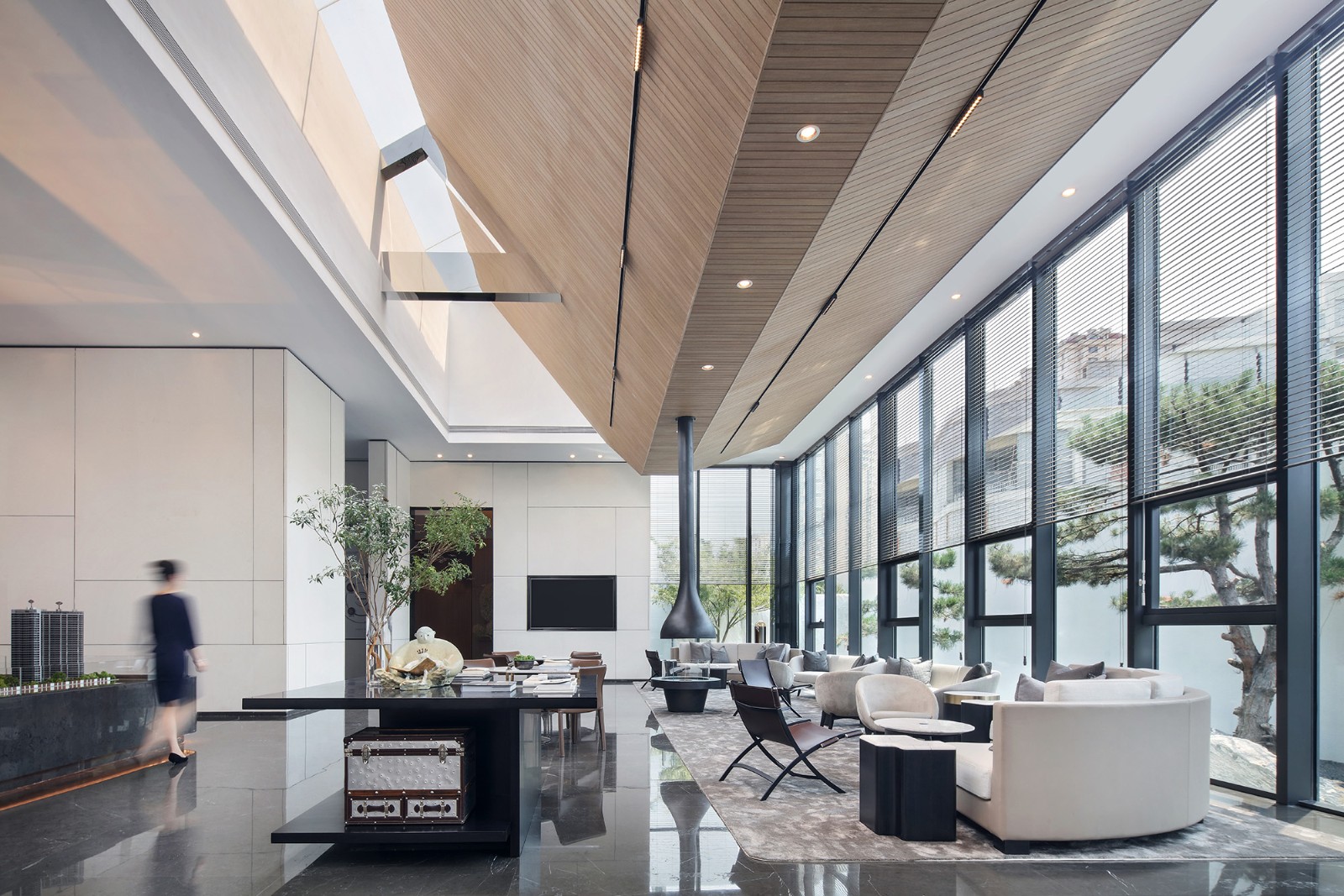 原木 大理石，简约美学馆  深圳31设计-8