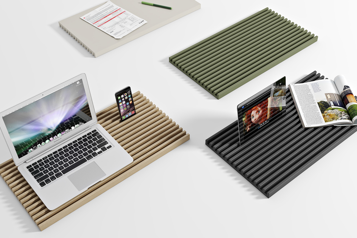 Ripple多功能办公桌支架丨乌克兰设计师Pavel Vetrov-17