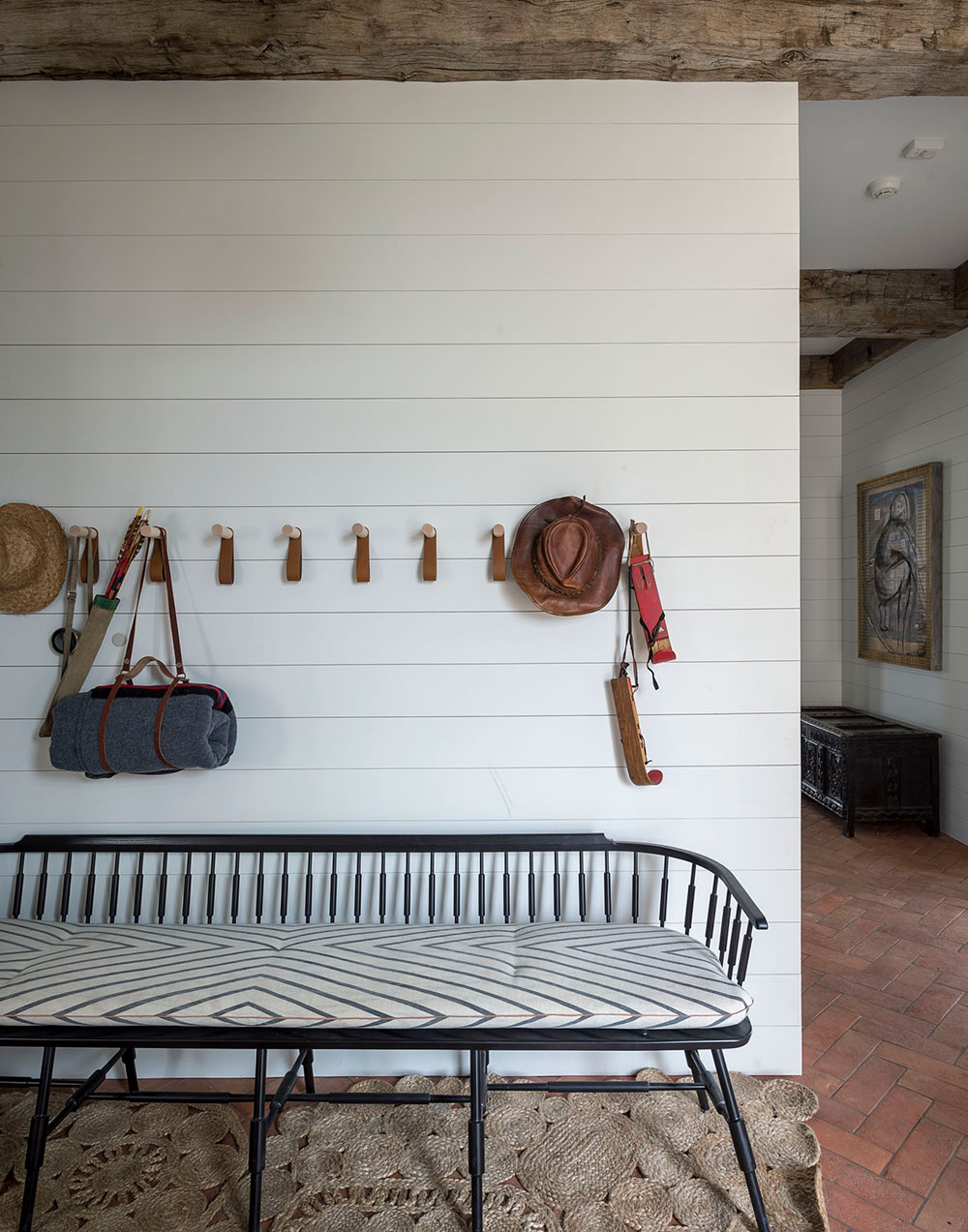 纽约附近英式乡村风格的复古农场住宅设计-15