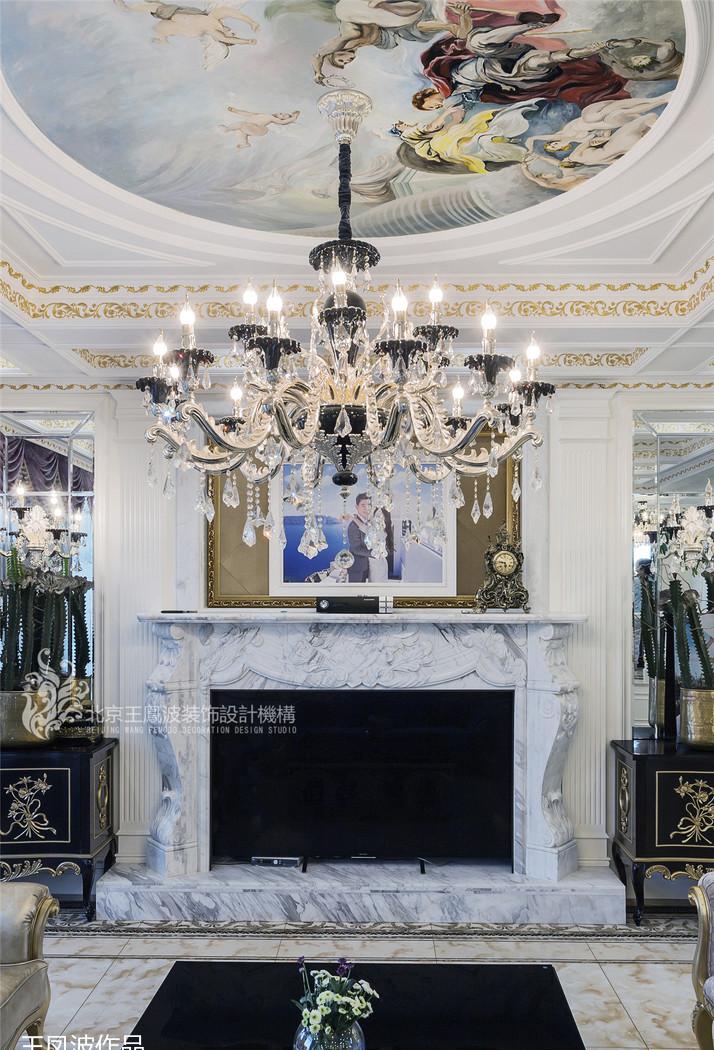 碧桂园别墅新中式样板间设计-8