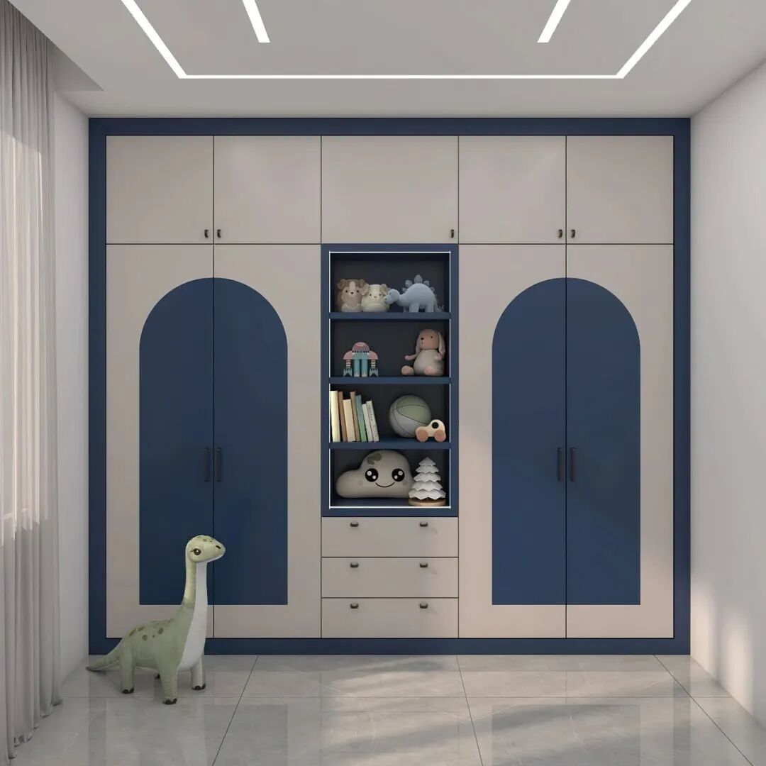 30款儿童房衣柜定制案例丨中国唐山丨业之峰-1